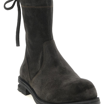 Kiko Kostadinov Brown Calfskin Ankle Boots