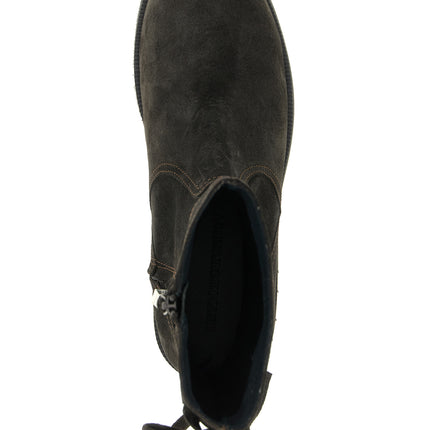 Kiko Kostadinov Brown Calfskin Ankle Boots