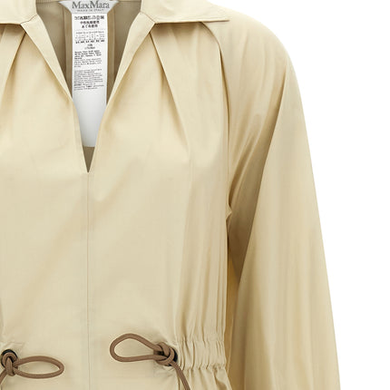 Max Mara Beige Cotton Long Dress