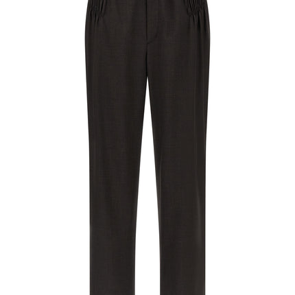 Kiko Kostadinov Brown Virgin Wool Casual Pants