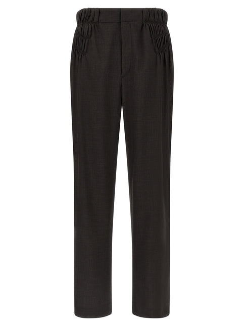 Kiko Kostadinov Brown Virgin Wool Casual Pants