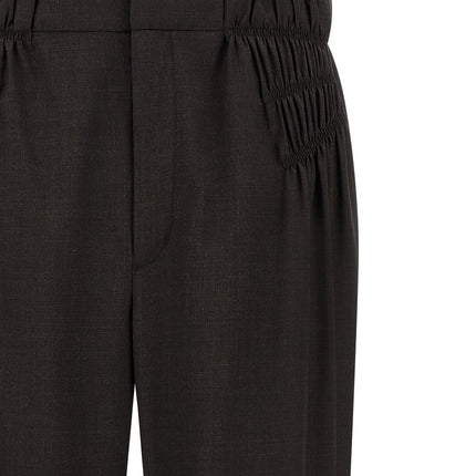 Kiko Kostadinov Brown Virgin Wool Casual Pants