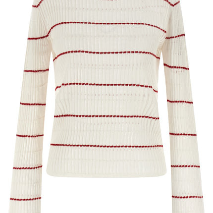 Max Mara White Silk Cardigan