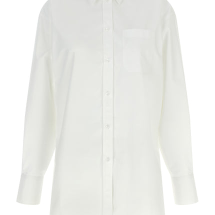 Sportmax White Cotton Blouse