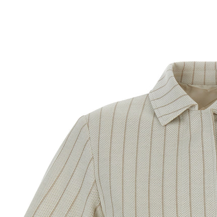Max Mara Beige Cotton Full-Length Jacket