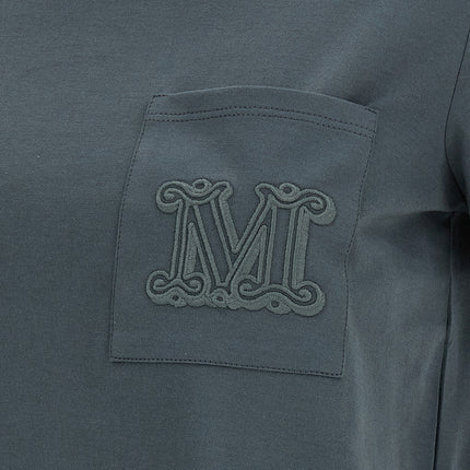 Max Mara Gray Cotton T-Shirt