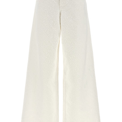 Stella McCartney White Cotton Jeans Denim