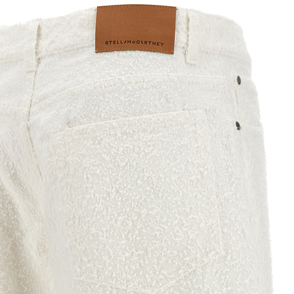 Stella McCartney White Cotton Jeans Denim