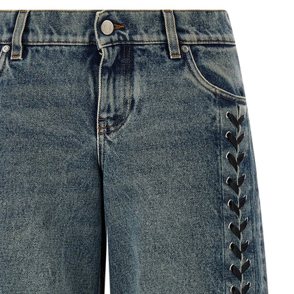 Stella McCartney Blue Cotton Jeans Denim