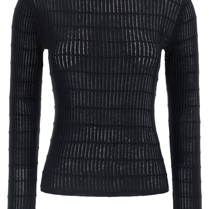 Max Mara Blue Silk Cardigan