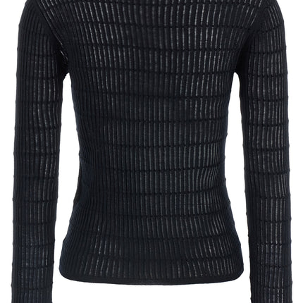 Max Mara Blue Silk Cardigan