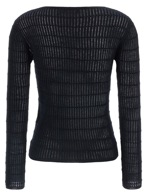 Max Mara Blue Silk Cardigan