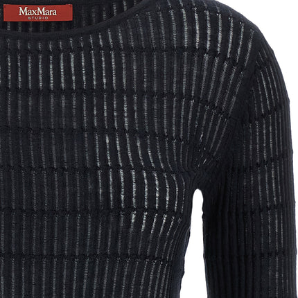 Max Mara Blue Silk Cardigan