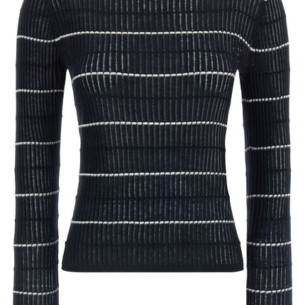 Max Mara Blue Silk Cardigan