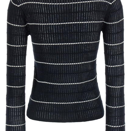 Max Mara Blue Silk Cardigan
