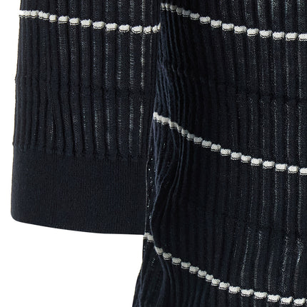 Max Mara Blue Silk Polo Shirt