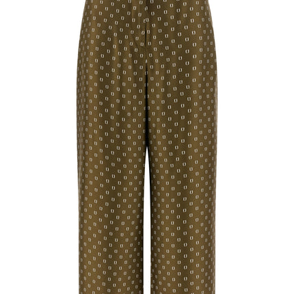 Max Mara Bicolor Silk Casual Pants