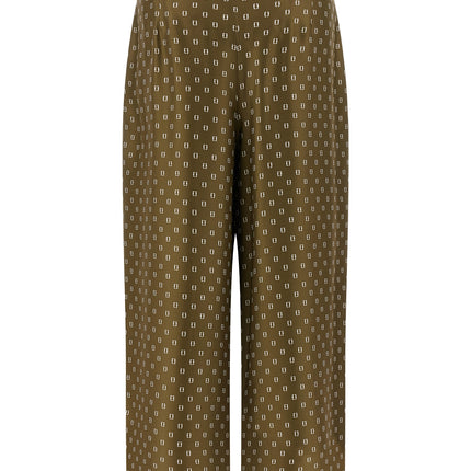 Max Mara Bicolor Silk Casual Pants