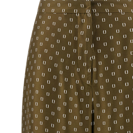 Max Mara Bicolor Silk Casual Pants