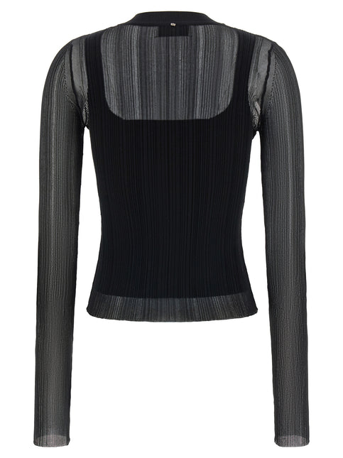 Sportmax Black Viscose Cardigan