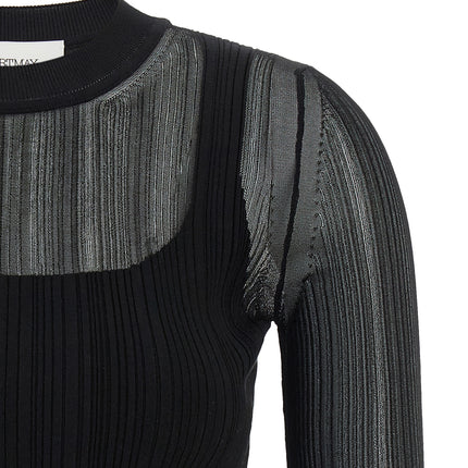 Sportmax Black Viscose Cardigan