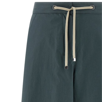 'S Max Mara Blue Cotton Flared Pants