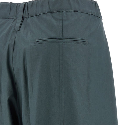'S Max Mara Blue Cotton Flared Pants