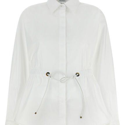 Max Mara White Cotton Blouse