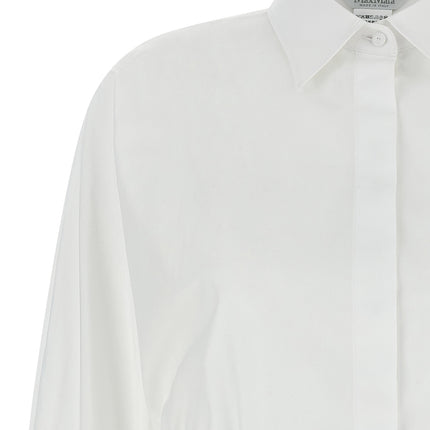 Max Mara White Cotton Blouse