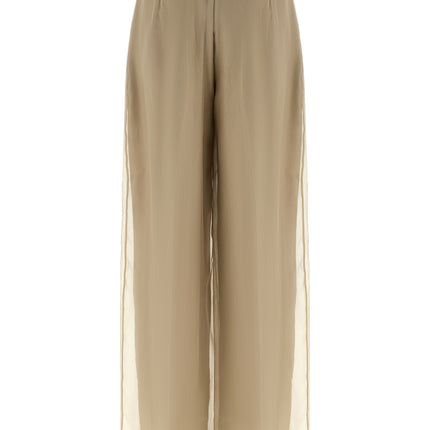 Max Mara Beige Silk Casual Pants