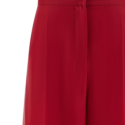 Max Mara Multicolor Silk Casual Pants