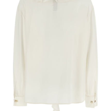 Max Mara White Silk Blouse