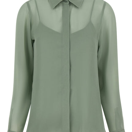 Max Mara Bicolor Silk Blouse