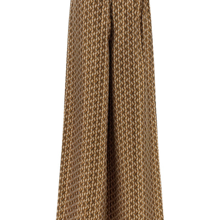 Max Mara Brown Silk Casual Pants