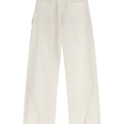 J.W.Anderson White Cotton Jeans Denim
