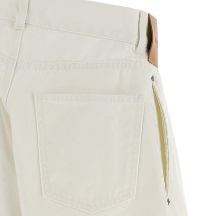 J.W.Anderson White Cotton Jeans Denim