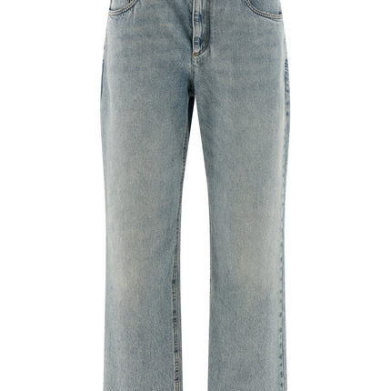 Brunello Cucinelli Blue Cotton Straight-Leg Jeans