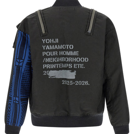 Yohji Yamamoto Black Cotton Bomber