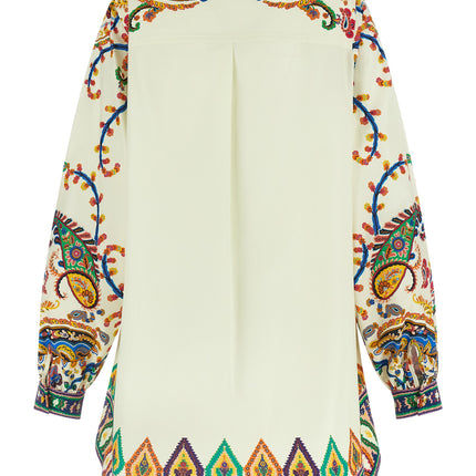 Etro Multicolor Cotton Short Dress