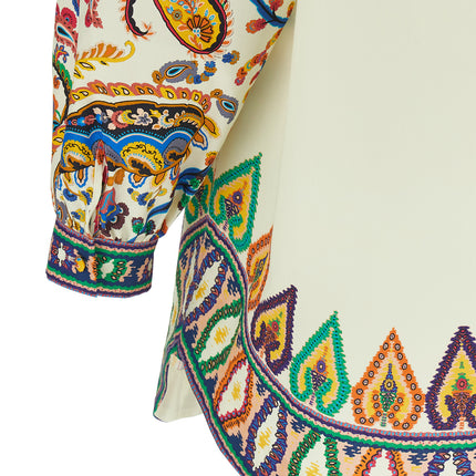 Etro Multicolor Cotton Short Dress