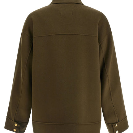 Max Mara Bicolor Virgin Wool Coat