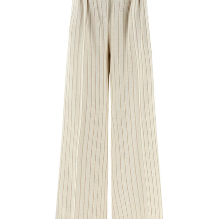Max Mara White Cotton Casual Pants