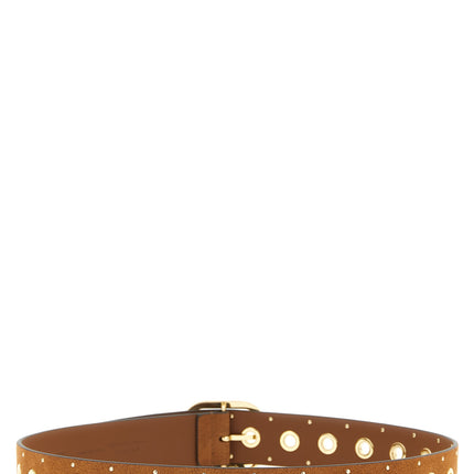 PINKO Brown Lamb Leather Regular Belt
