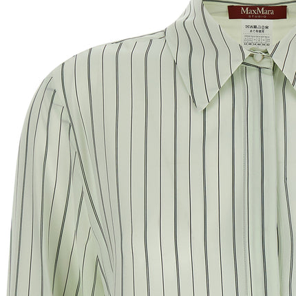 Max Mara Bicolor Silk Blouse