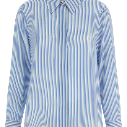 Max Mara Blue Silk Blouse