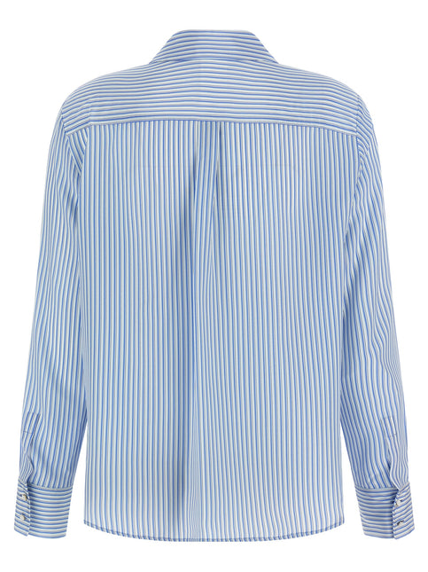 Max Mara Blue Silk Blouse