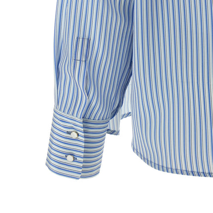 Max Mara Blue Silk Blouse