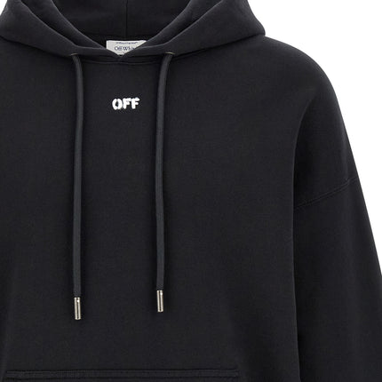 Off-White Black Cotton Sweatshirt
