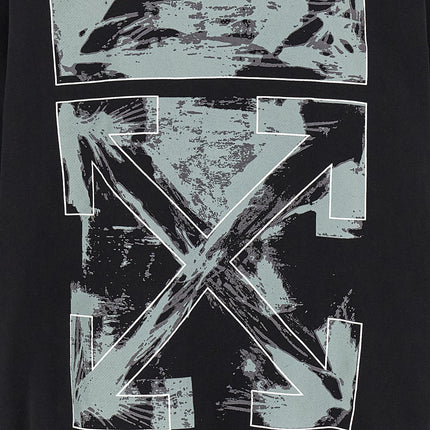 Off-White Black Cotton Sweatshirt