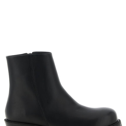 SÉFR Black Calfskin Ankle Boots